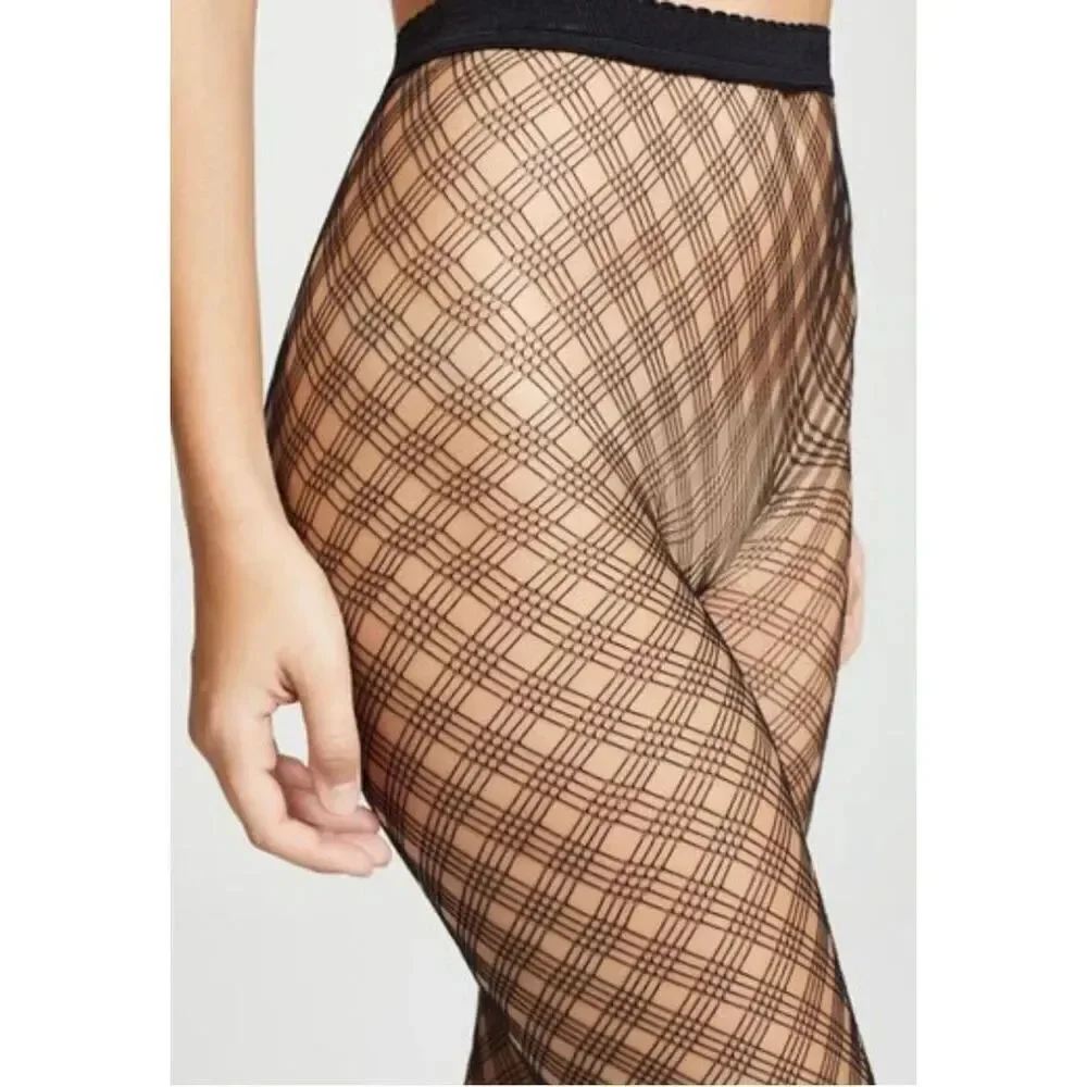 Wolford Women's Black Bobbi Tights size small new in package